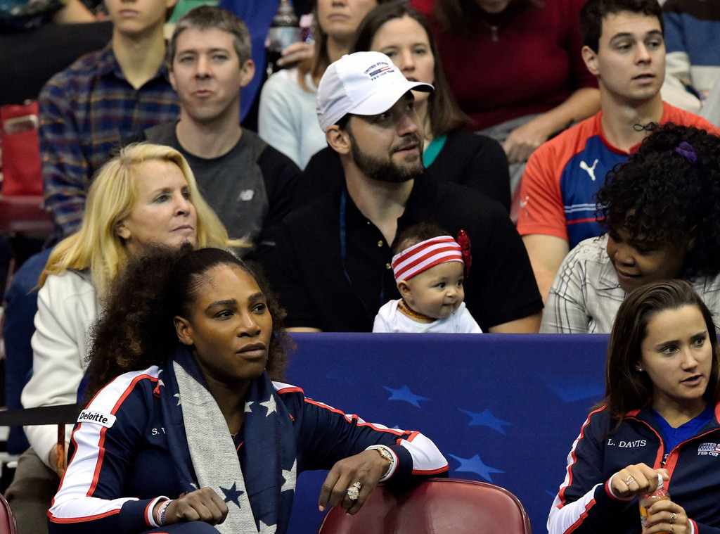 Serena Williams Daughter Alexis Olympia Sits Courtside At Fed Cup E Online